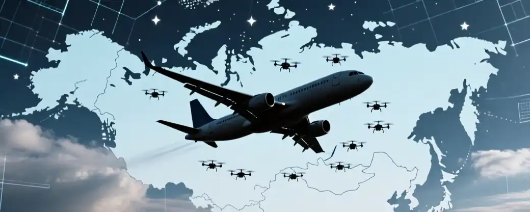 Домодедово перешел на режим согласованного обслуживания рейсов из-за угрозы дронов