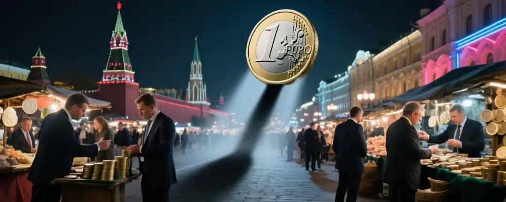 Центробанк РФ укрепляет рубль на фоне роста курса евро выше ₽85