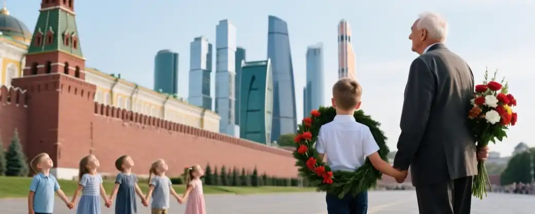 Подмосковные Герои Чествуют Память У Кремлевских Стен