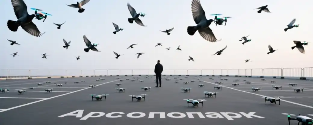 Небесное происшествие над "Аэропарком": дрон упал, но без жертв