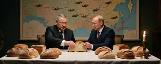 Лукашенко подарил Путину исторический хлеб, напомнив о военных временах