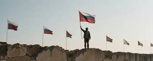 Парижские улицы встретили «Бессмертный полк» с символами Великой Победы