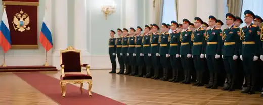 Путин Почетно Наградил Президентский Полк ФСО Орденом Жукова