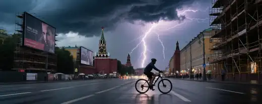 Москвичей предупредили о непогоде: ожидаются ливни, молнии и порывы ветра до 14 метров в секунду