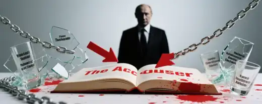 ЗАГОЛОВК: Путин оправдывается: Россия всегда становилась мишенью обвинений в агрессии