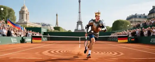 Немецкий теннисист Зверев пробился к элине "Ролан Гаррос