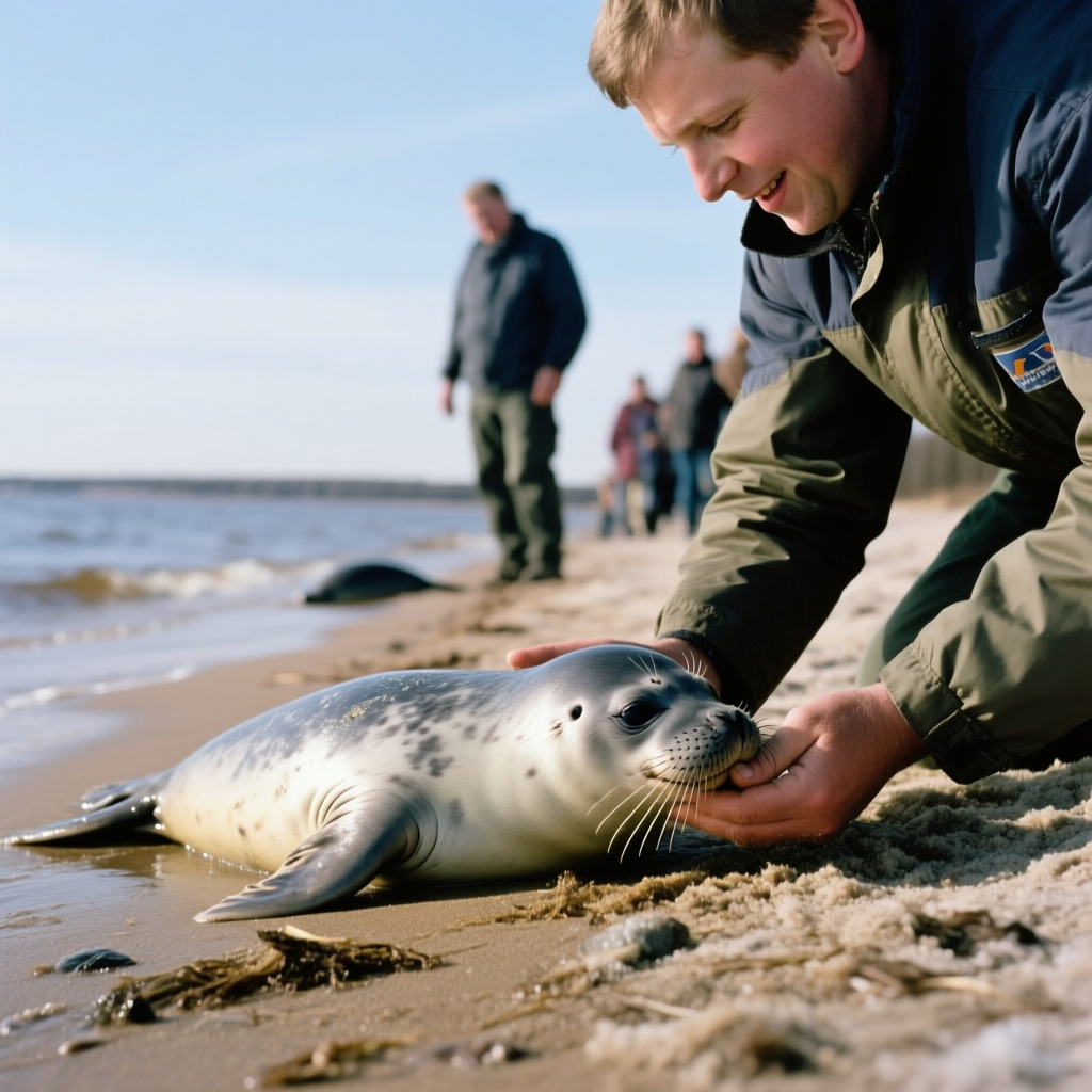 Малыш-тюлень из Лебяжьего получил второй шанс