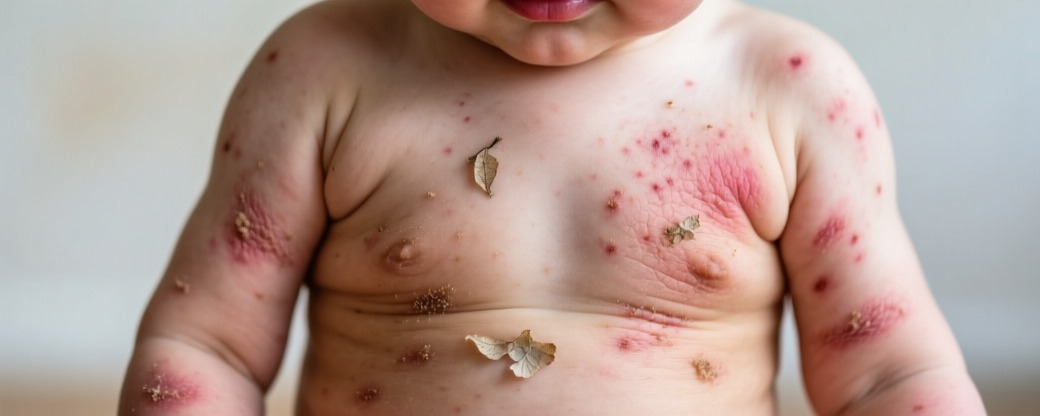 Невинные пятнышки? Разобраться с атопическим дерматитом у ребенка