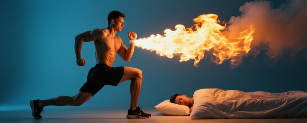 Сон под ударом: почему интенсивный спорт перед сном может обернуться бессонницей