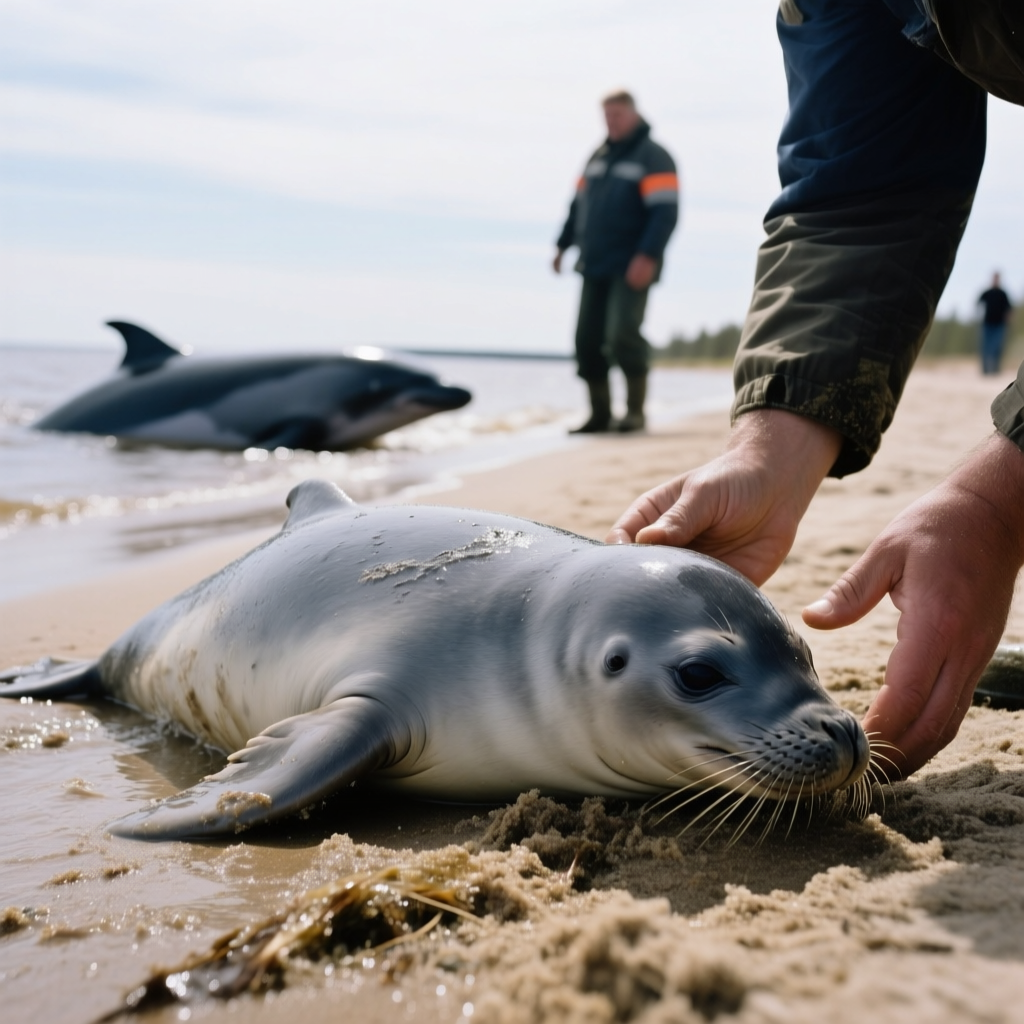 Малыш-тюлень из Лебяжьего получил второй шанс