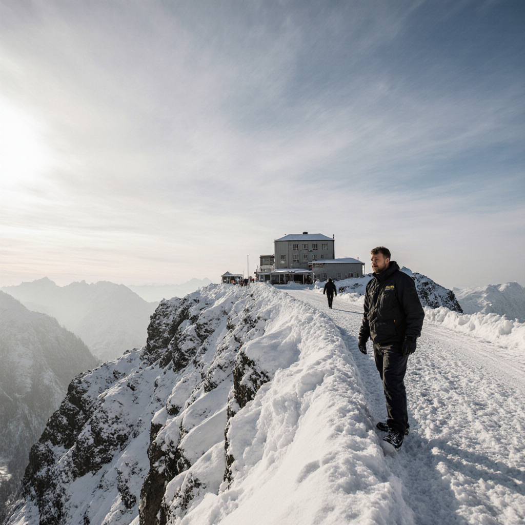 Заснеженная вершина: спасатели не могут добраться до метеостанции "Сулак высокогорная
